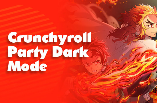Crunchyroll Dark Mode
